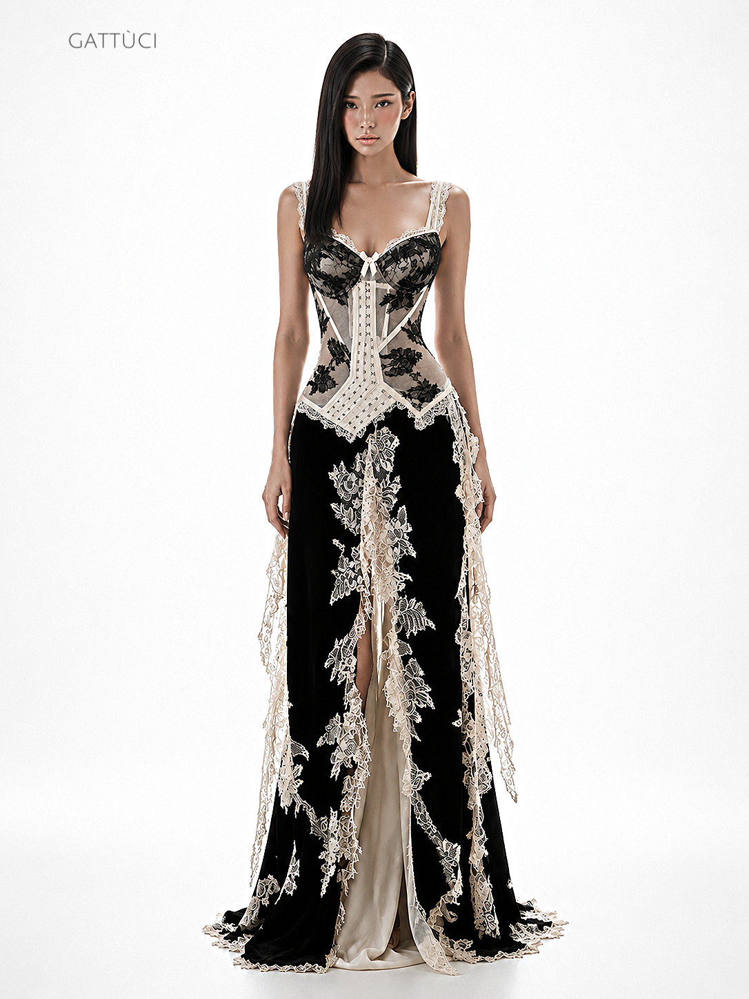 ISABÉLLA THIGH HIGH MAXI SKIRT  — view 4