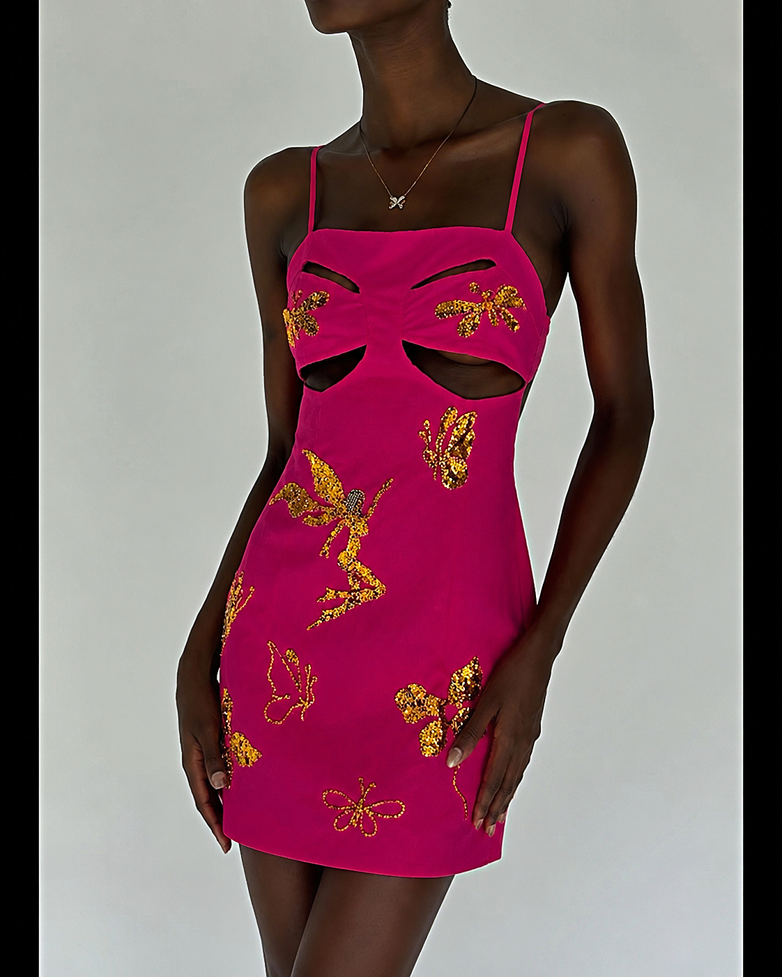 BUTTERFLY DRESS  [ PINK ] — view 9