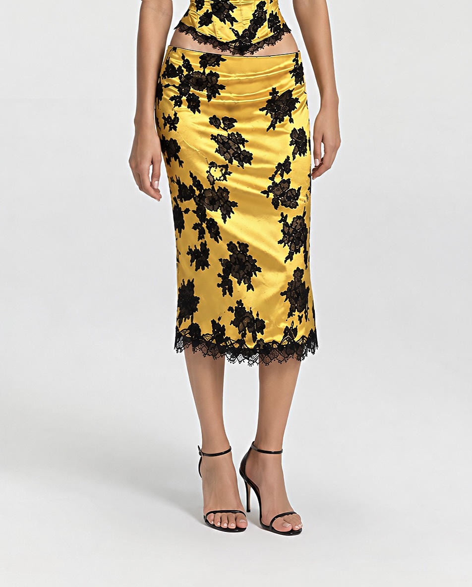 BELLÀ LOW RISE MIDI SKIRT — view 6